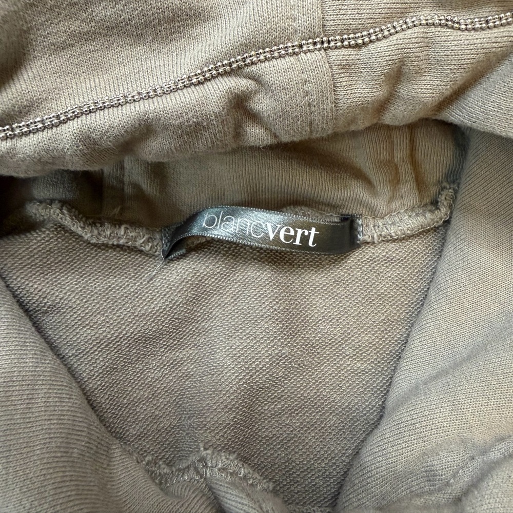 Blancvert size 36(small) “Gods timing - is perfect” gray hoodie - Picture 3 of 4
